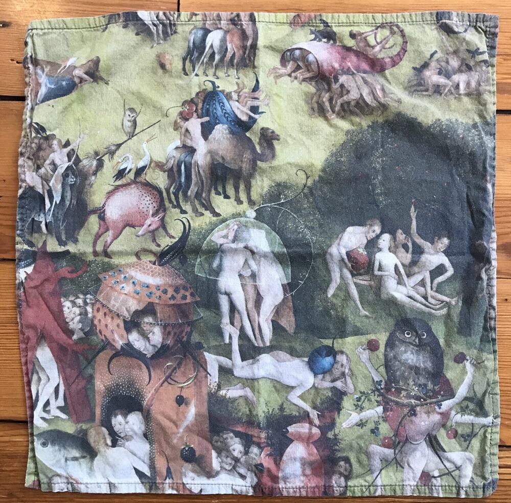 Garden Earthly Delights Hieronymus Bosch Robert Burg Interior Design Tea Towel